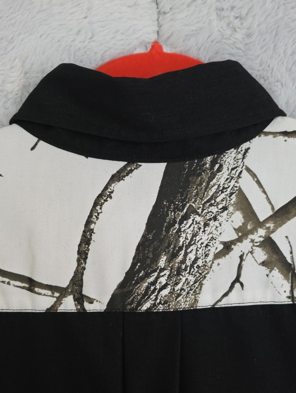 Legendary Whitetails XLT Black Snow Camo Button Up Hunting Shirt XL Tall - Picture 6 of 7